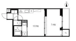 ハーモニーレジデンス蒲田アートヴィラ【1階】の間取り