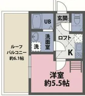 シナモンスクエア西谷【2階】の間取り