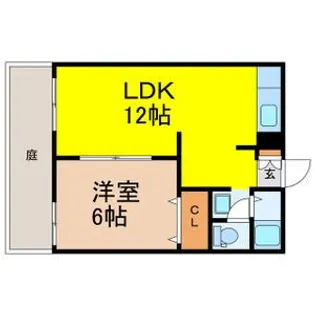 アベニューイズミ【1階】の間取り