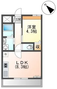 セレーノII【1階】の間取り