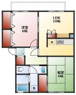 ボヌール峯【2階】の間取り