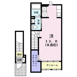 フレミールヴァンC【2階】の間取り