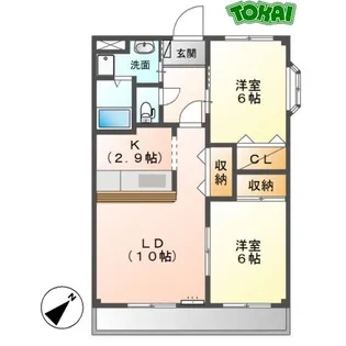 エルセンチュリー21【2階】の間取り