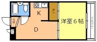 ムーンヒルズ蘭【2階】の間取り