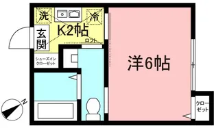 フォーラムエージュ【1階】の間取り