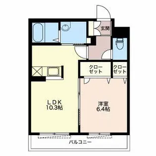 メゾン・ド・レーヴ A【3階】の間取り