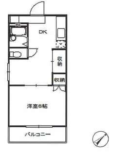 第二不二ハイツ【3階】の間取り