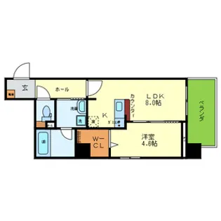 プラチナコート【4階】の間取り