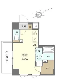 シュブラン大井町【3階】の間取り