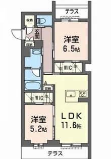 サライースト【1階】の間取り