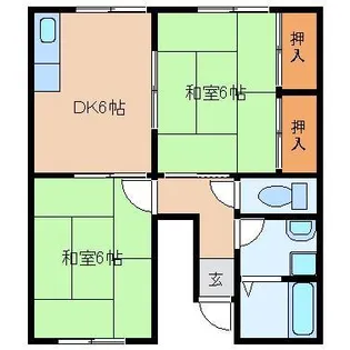 メゾンフェリカ【1階】の間取り