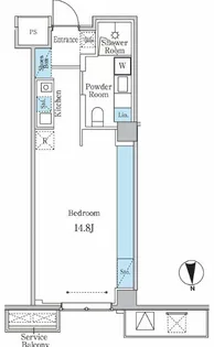 ゲートヒル東京【2階】の間取り
