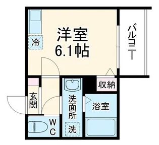 MELDIAかしわ台駅前【1階】の間取り