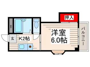 ルミエ-ル東葛西【2階】の間取り