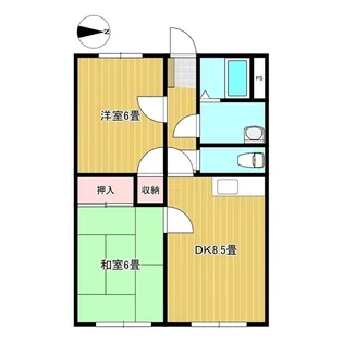 スプレンドール2【2階】の間取り