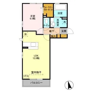 クレッシェンド【2階】の間取り