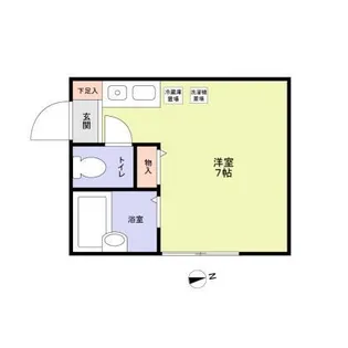 神奈川県横浜市神奈川区斎藤分町【アパート】の間取り