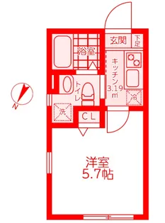 ベラビスタ保土ケ谷 A棟【1階】の間取り