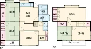 山口県岩国市海土路町2【一戸建】の間取り