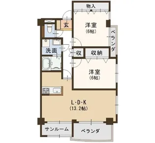 Via・LatteaI【3階】の間取り