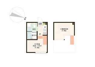 クレール瑞江【2階】の間取り