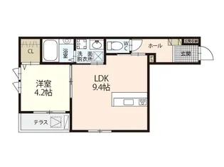 ORCHID RESIDENCE【1階】の間取り