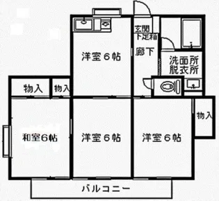レジデンス高田 I【2階】の間取り