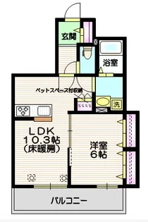 東京都豊島区南長崎6【マンション】の間取り