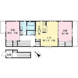 Libert【2階】の間取り