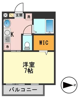 東京都葛飾区高砂5【アパート】の間取り