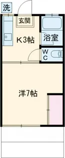 ビューハイツ東雲【1階】の間取り
