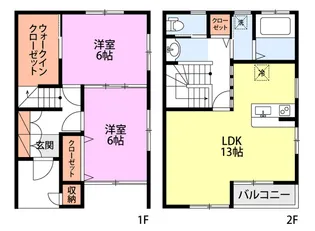 くらdeエクラの間取り