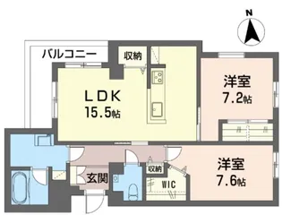 フォンテーヌベレオ【01】【3階】の間取り