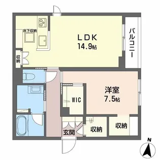 Albemarle上杉の間取り