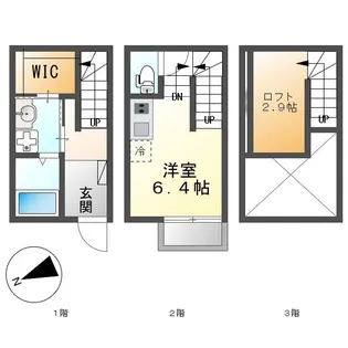 al’aise高畑 A【1階】の間取り