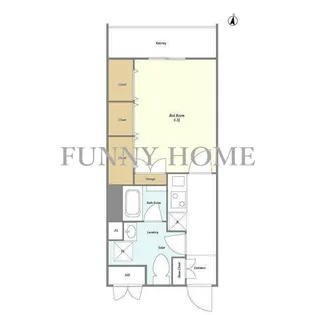 東京都目黒区中目黒5【マンション】の間取り