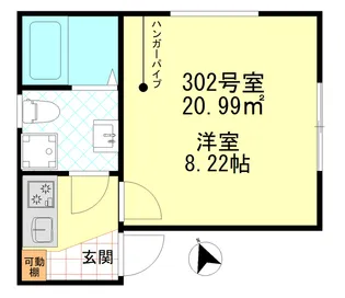ノーブル四ツ木【3階】の間取り
