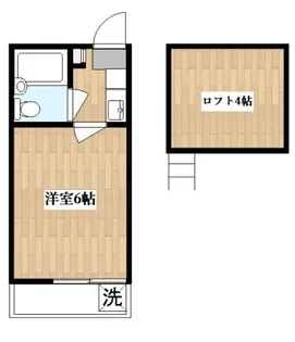 東京都杉並区方南1【アパート】の間取り