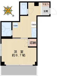 ベルフォレスト【2階】の間取り