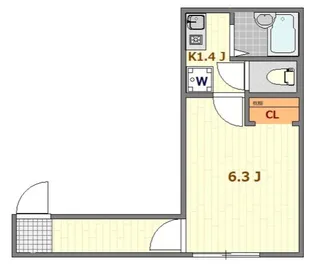 東京都足立区扇1【アパート】の間取り