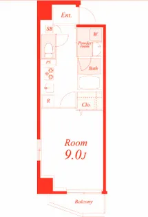 ラルジュメーア【4階】の間取り