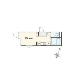 MELDIA祐天寺【1階】の間取り