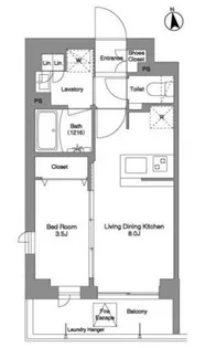 コンフォリア戸越公園【3階】の間取り