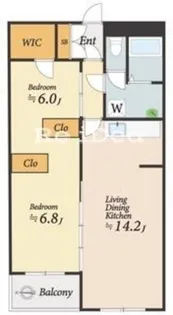 カーサ・ペロ八王子【2階】の間取り