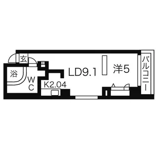 アンソレイエ ヴィ メゾン【3階】の間取り