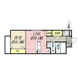 LA・LA【1階】の間取り