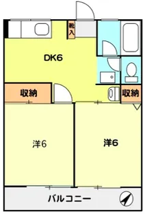 T-net シティハイムハイツやまびこII【1階】の間取り