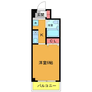 エスペランサ(当代島)【3階】の間取り