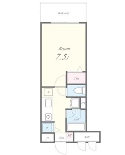 ラフィネ錦が丘【2階】の間取り