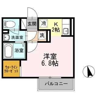 神奈川県横浜市金沢区六浦4【アパート】の間取り